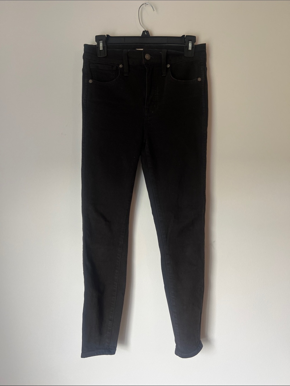 Madewell Black High-Rise Skinny Jeans